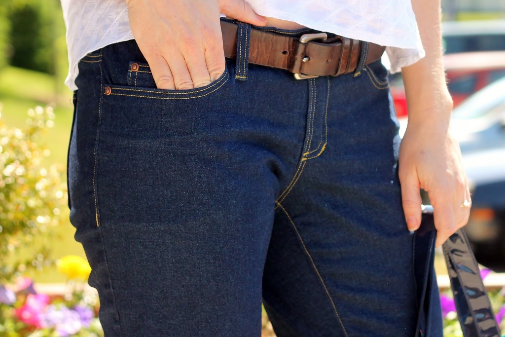 ginger jeans and cara top