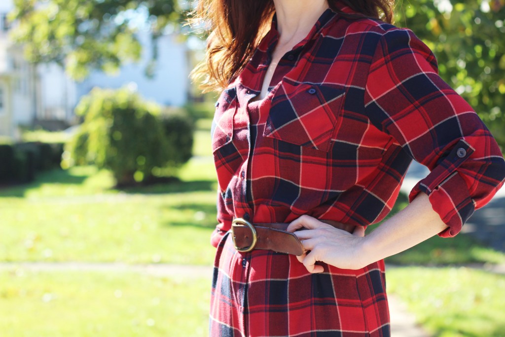 plaid dress