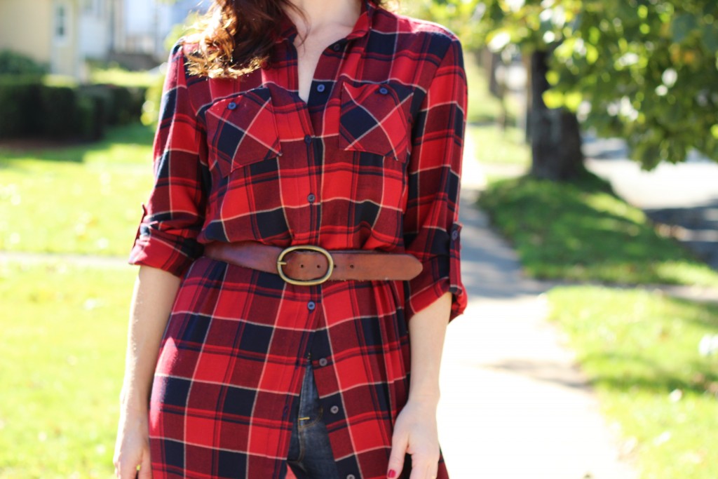 plaid dress