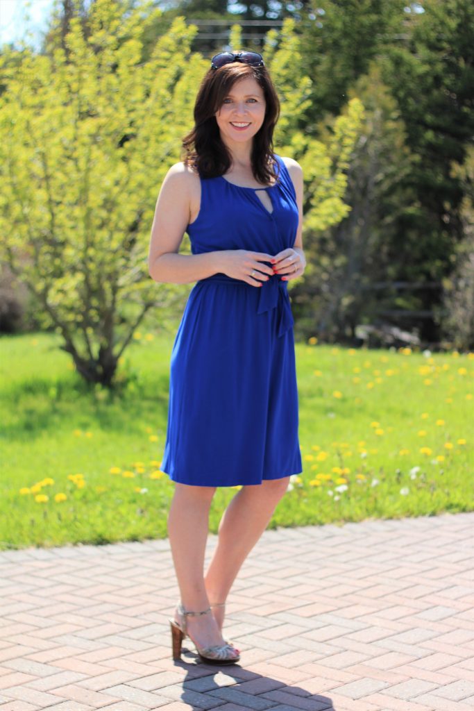 colbalt blue dress