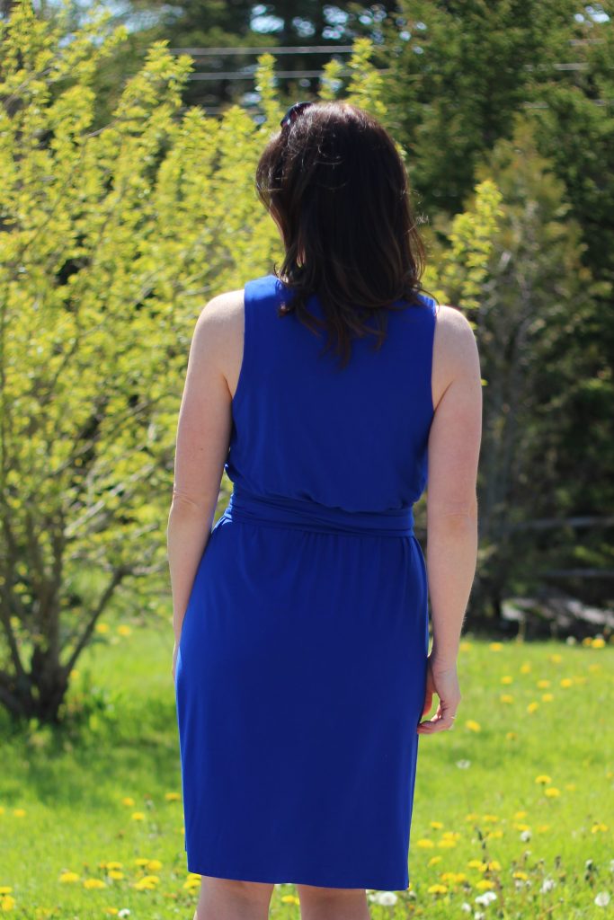 colbalt blue dress