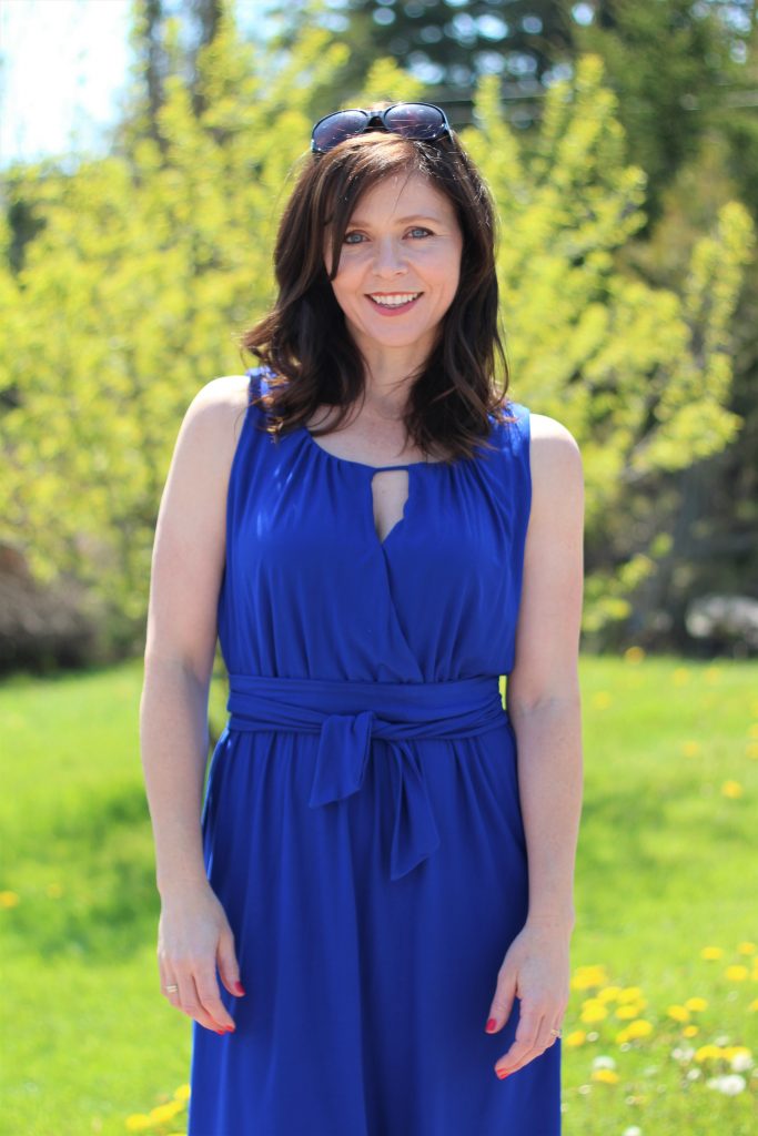 colbalt blue dress